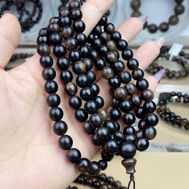 沉香手串用****3顺化紫奇留疤嘤子虎斑