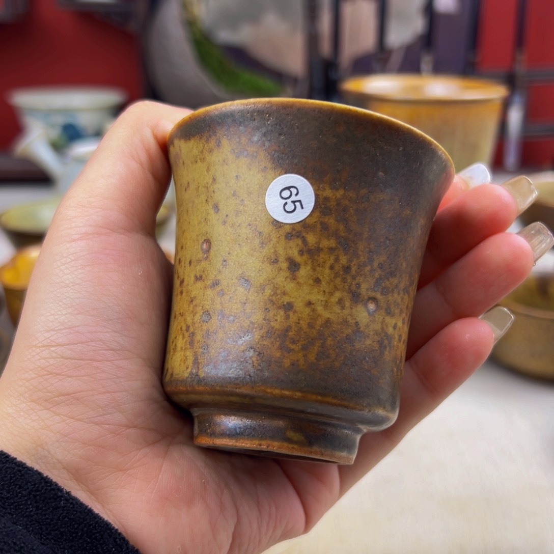 杯子纯手工柴烧主人杯