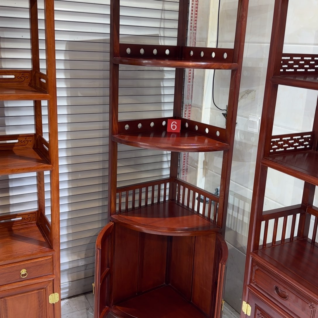 花梨木类成套家具刚果花梨46✖️46高187转角柜