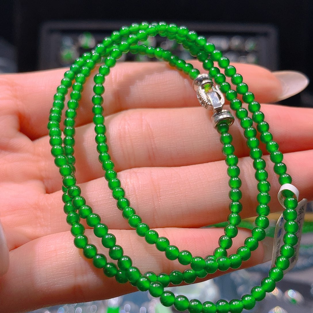 翡翠未镶嵌耳饰天然翡翠