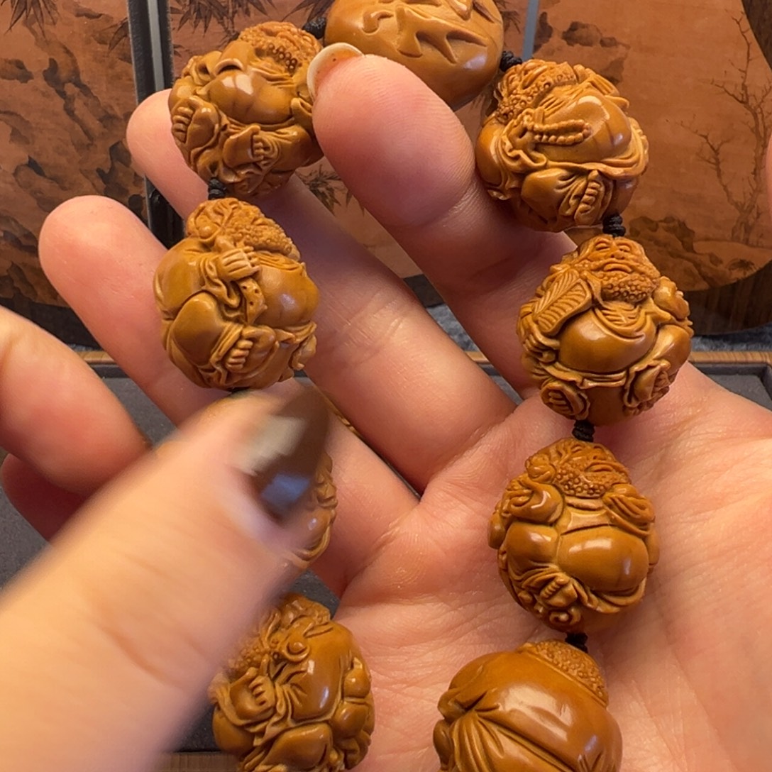 手串/手链橄榄核达摩