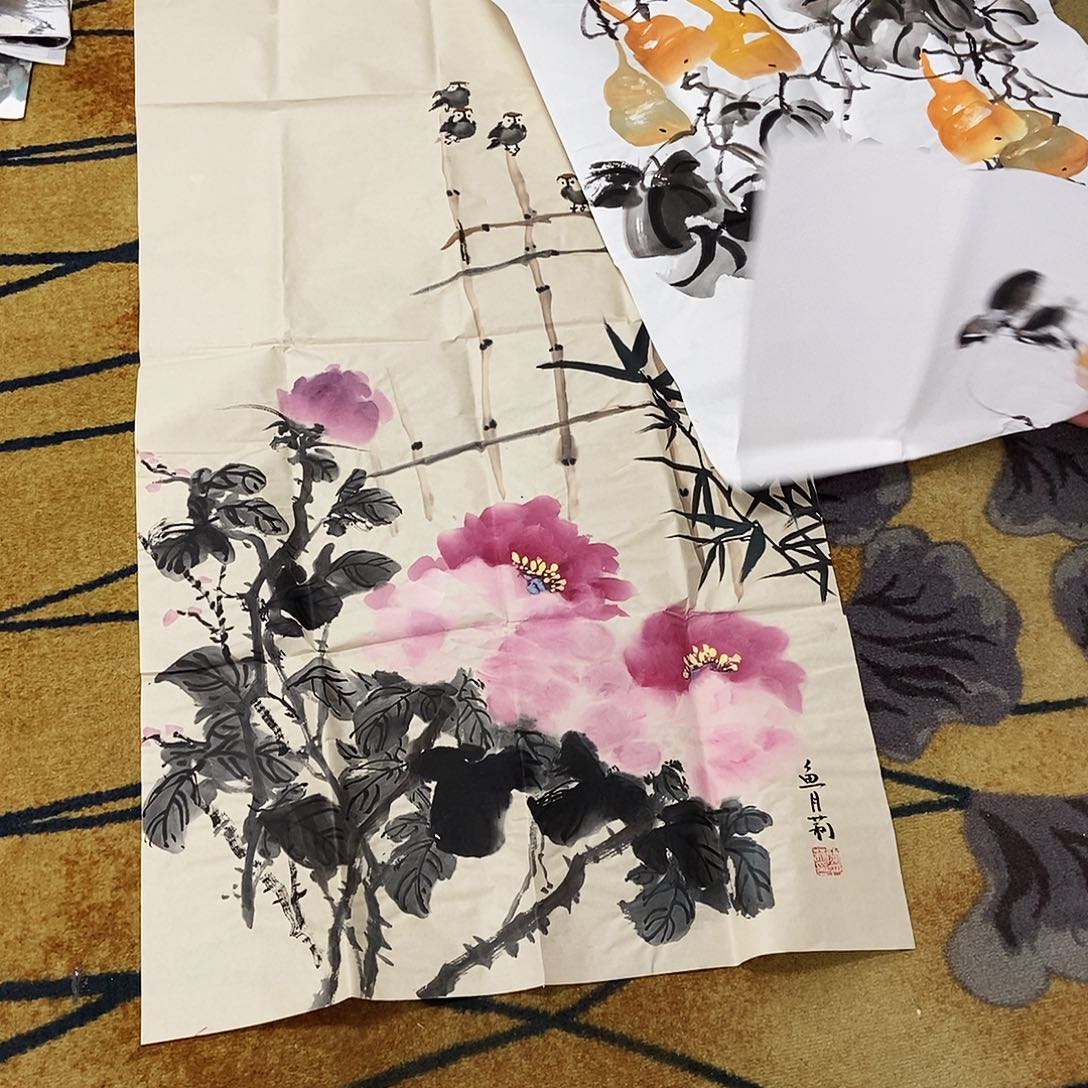 国画科****匣手绘作品欣赏？手绘