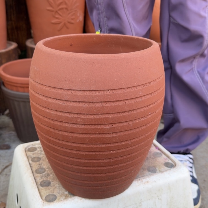 紫砂花盆口20高26 