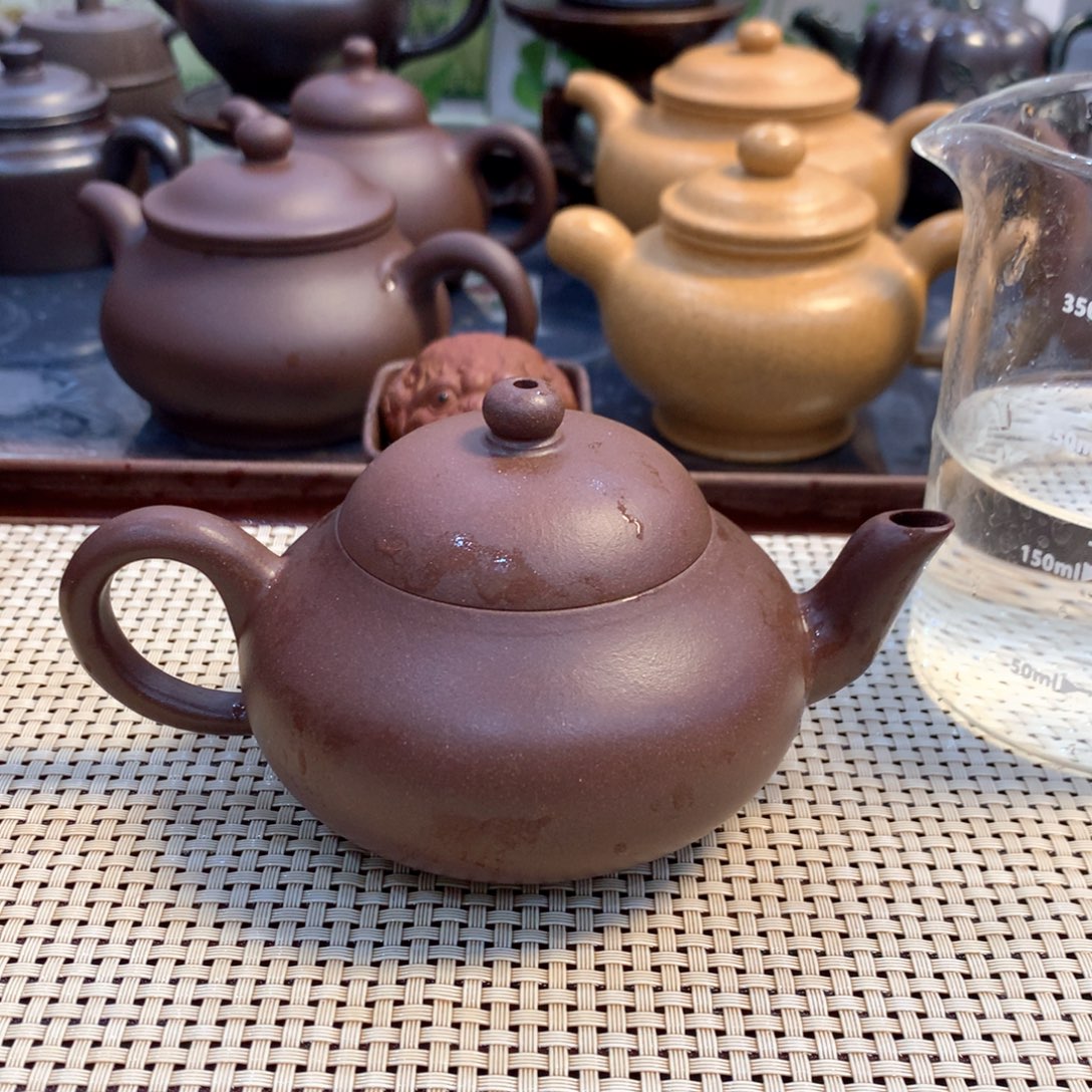 茶壶紫砂宜兴原矿紫泥200cc