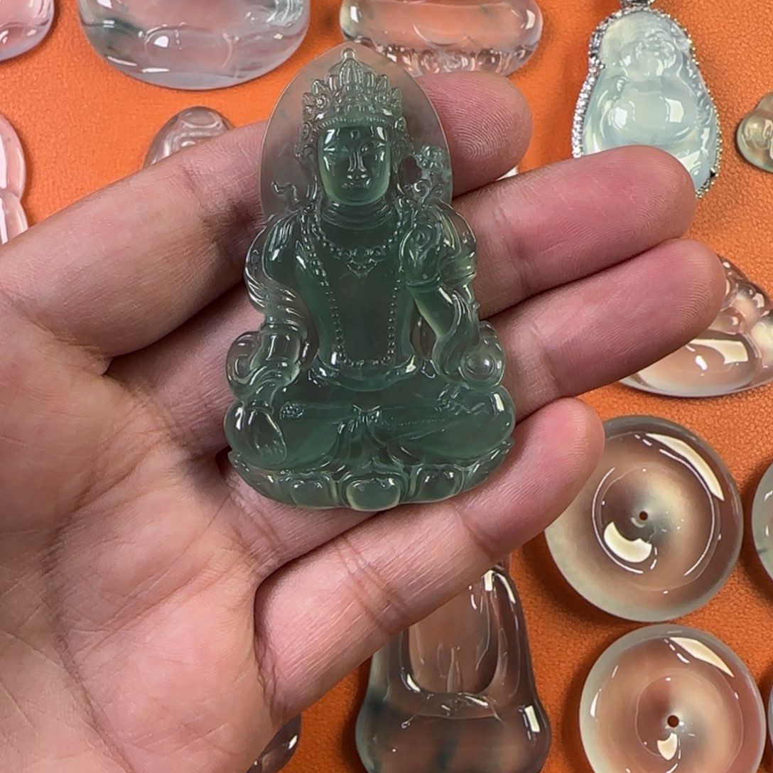 定制翡翠未镶嵌天然