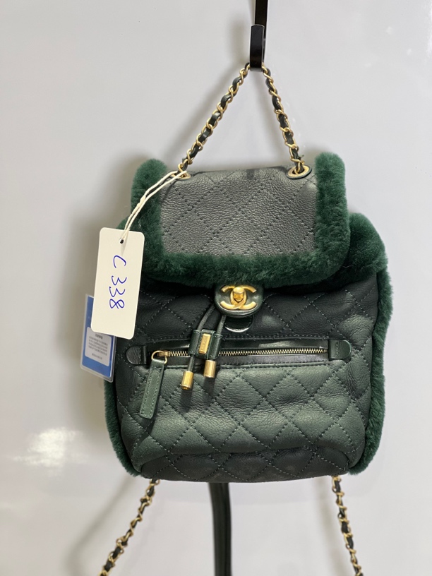 95新 Chanel/香奈儿 夏七中古/香奈儿 双肩包c338