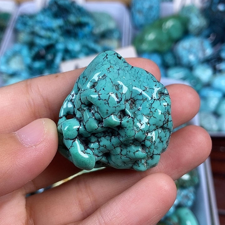 绿松石未镶嵌颈饰
