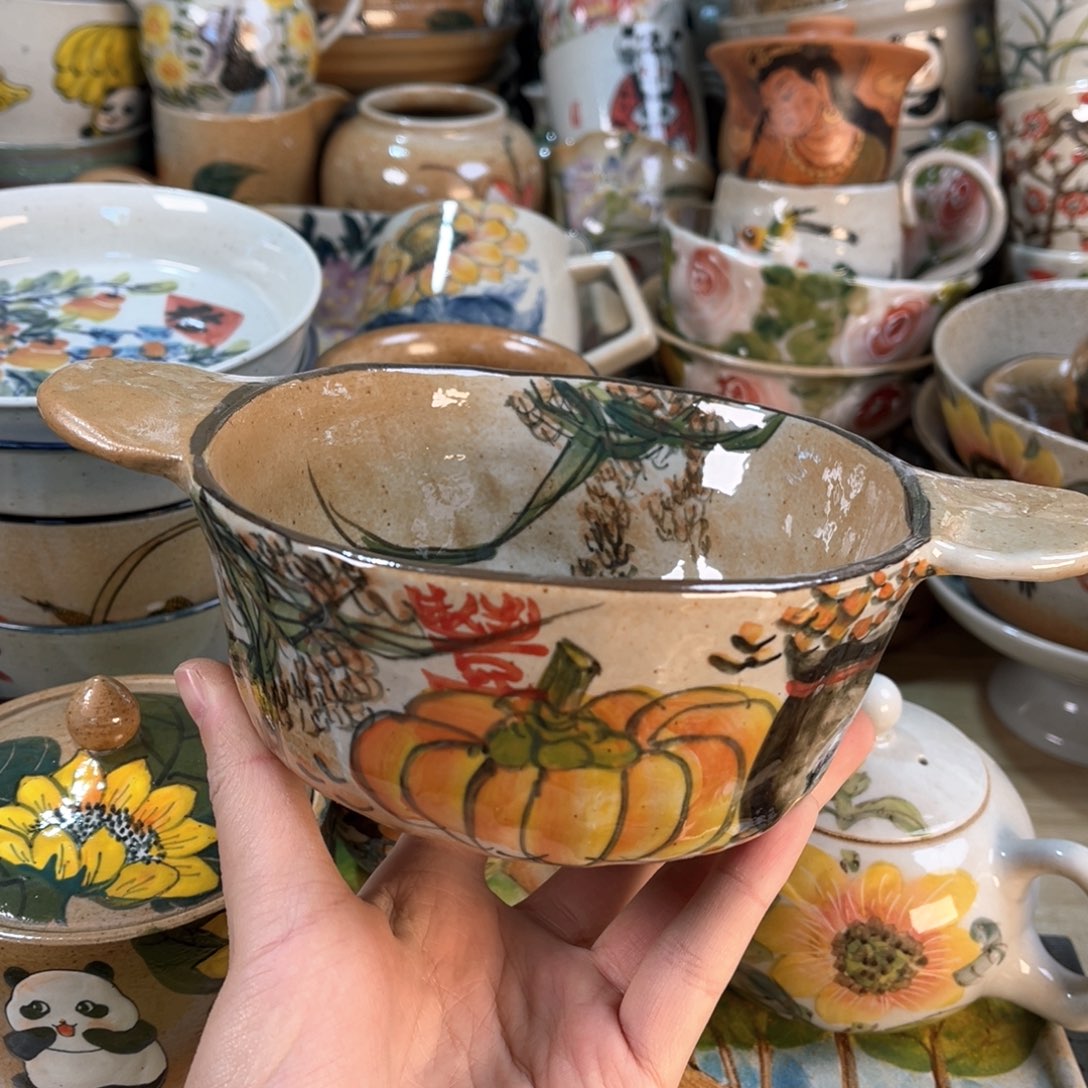 景德镇手工手绘杯