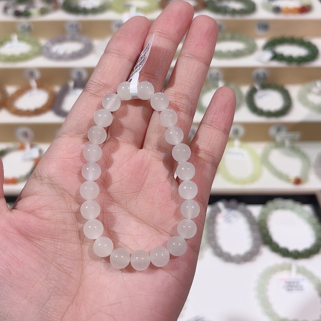 和田玉手链未镶嵌A