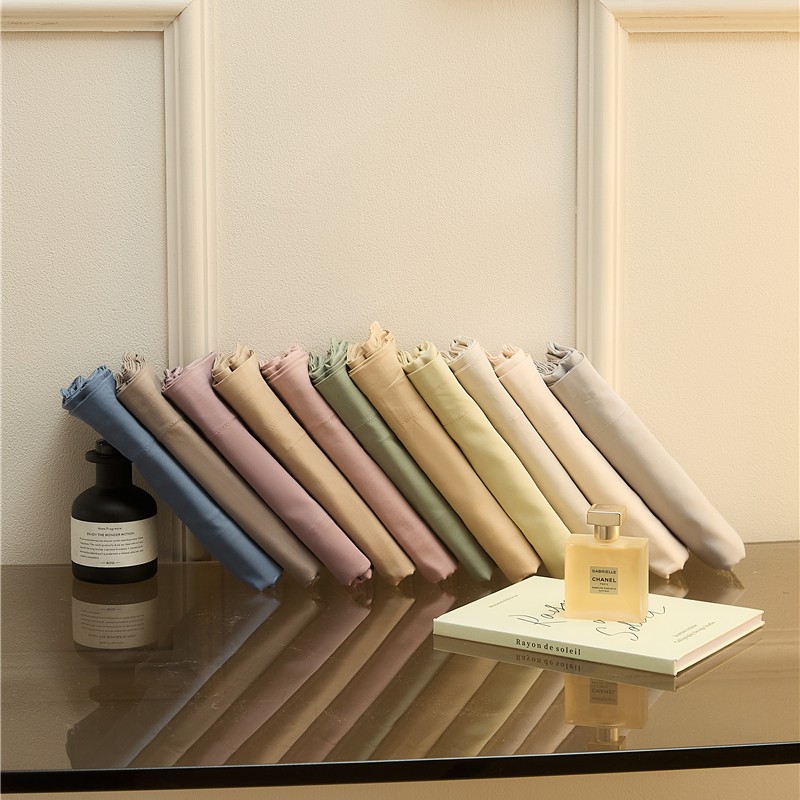 长绒棉枕套 新疆纯棉全棉100%棉48*74家用枕套纯色简约亲肤无印风