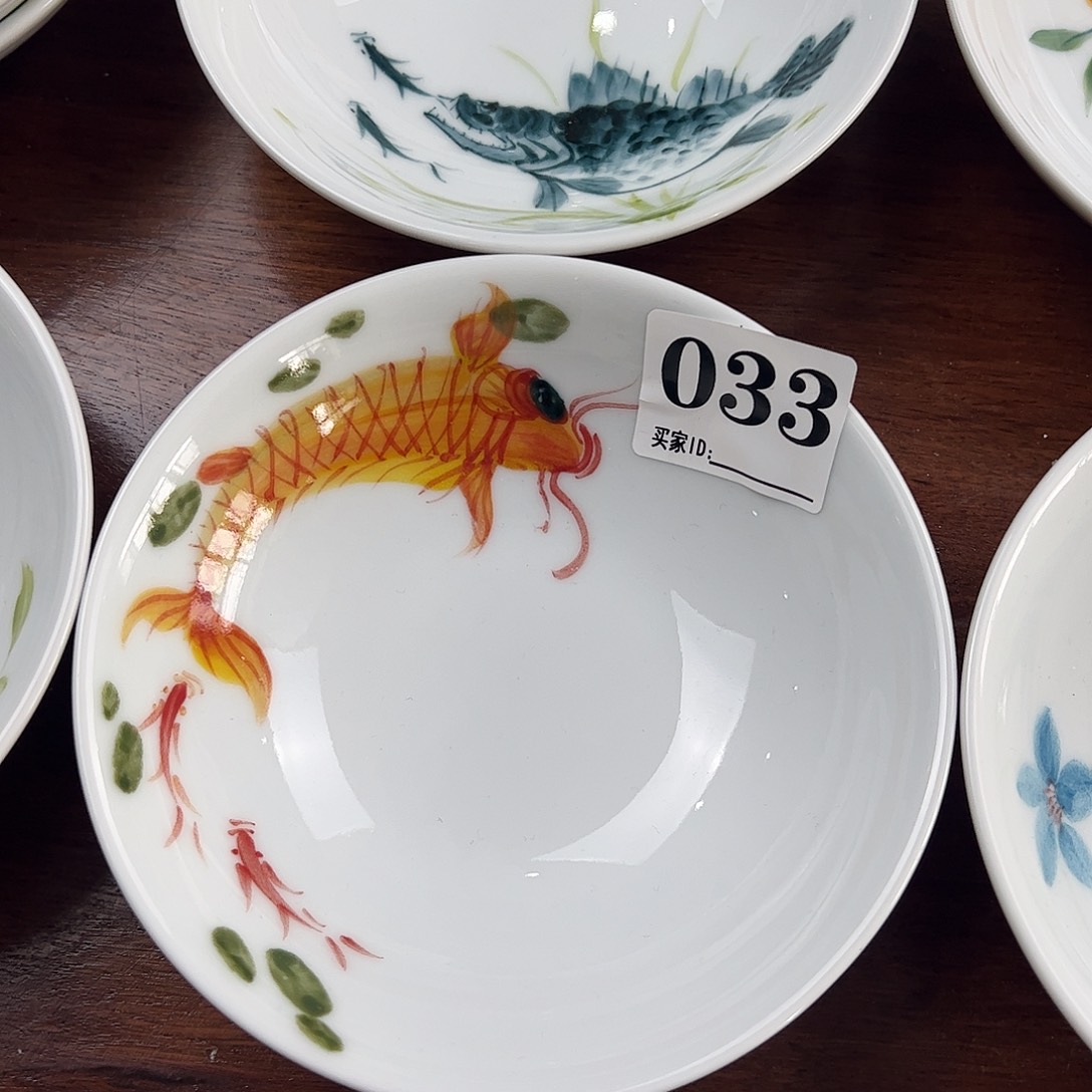 瓷片景德镇陶瓷手工手绘制作