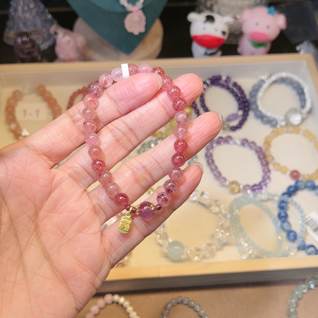 水晶手链未镶嵌草莓