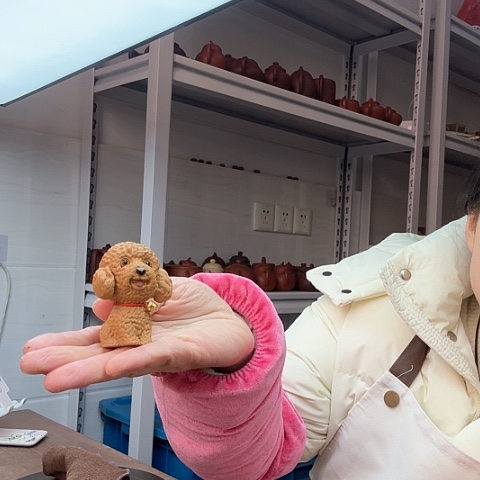 段泥小狗狗茶宠茶宠