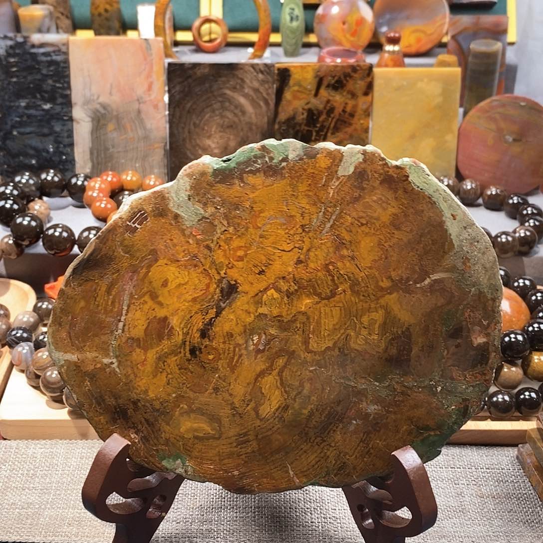 硅化玉天然北票硅化玉原石未镶嵌天然北票硅化玉原石