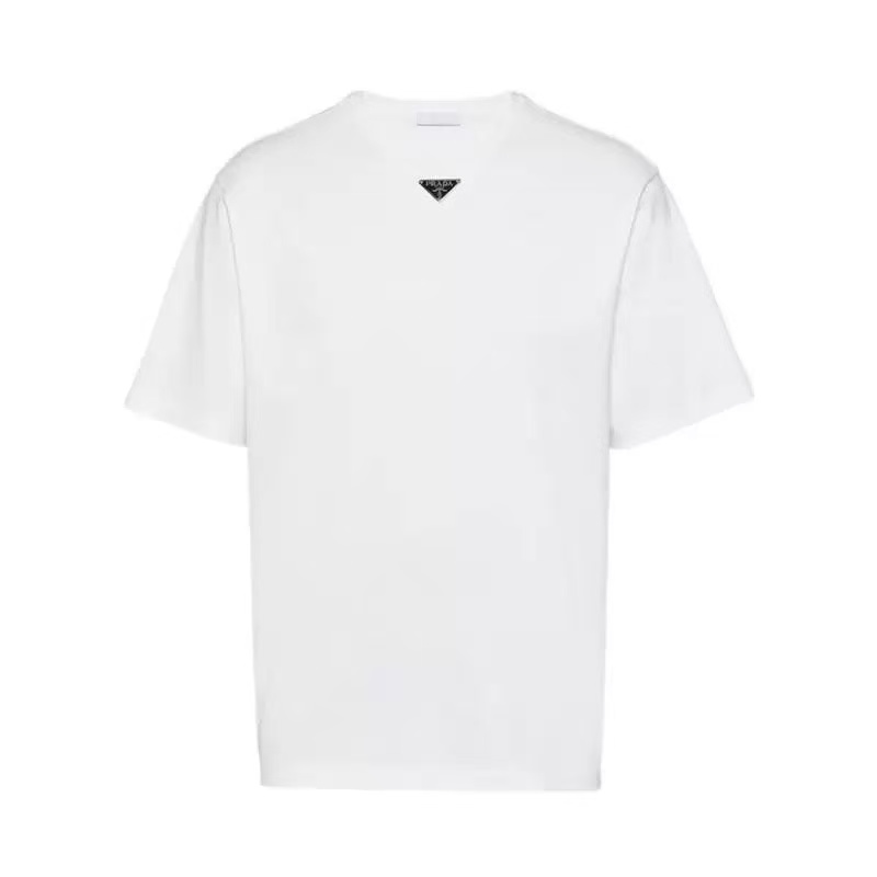 99新 Prada/普拉达 领口标圆领短T