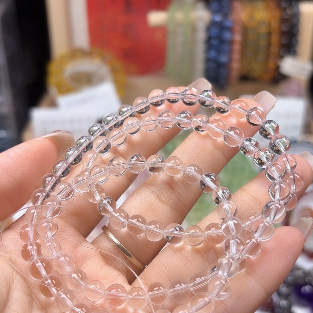 水晶手链未镶嵌白水6