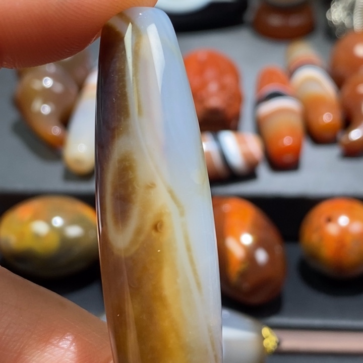 玛瑙/玉髓未镶嵌挂件