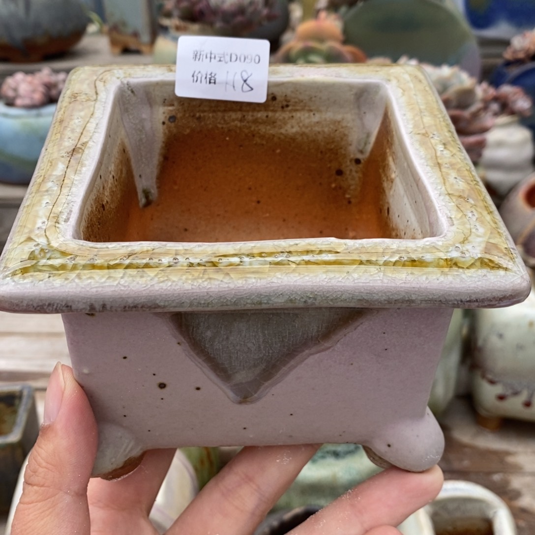 粗砂花盆1987盆新中式090