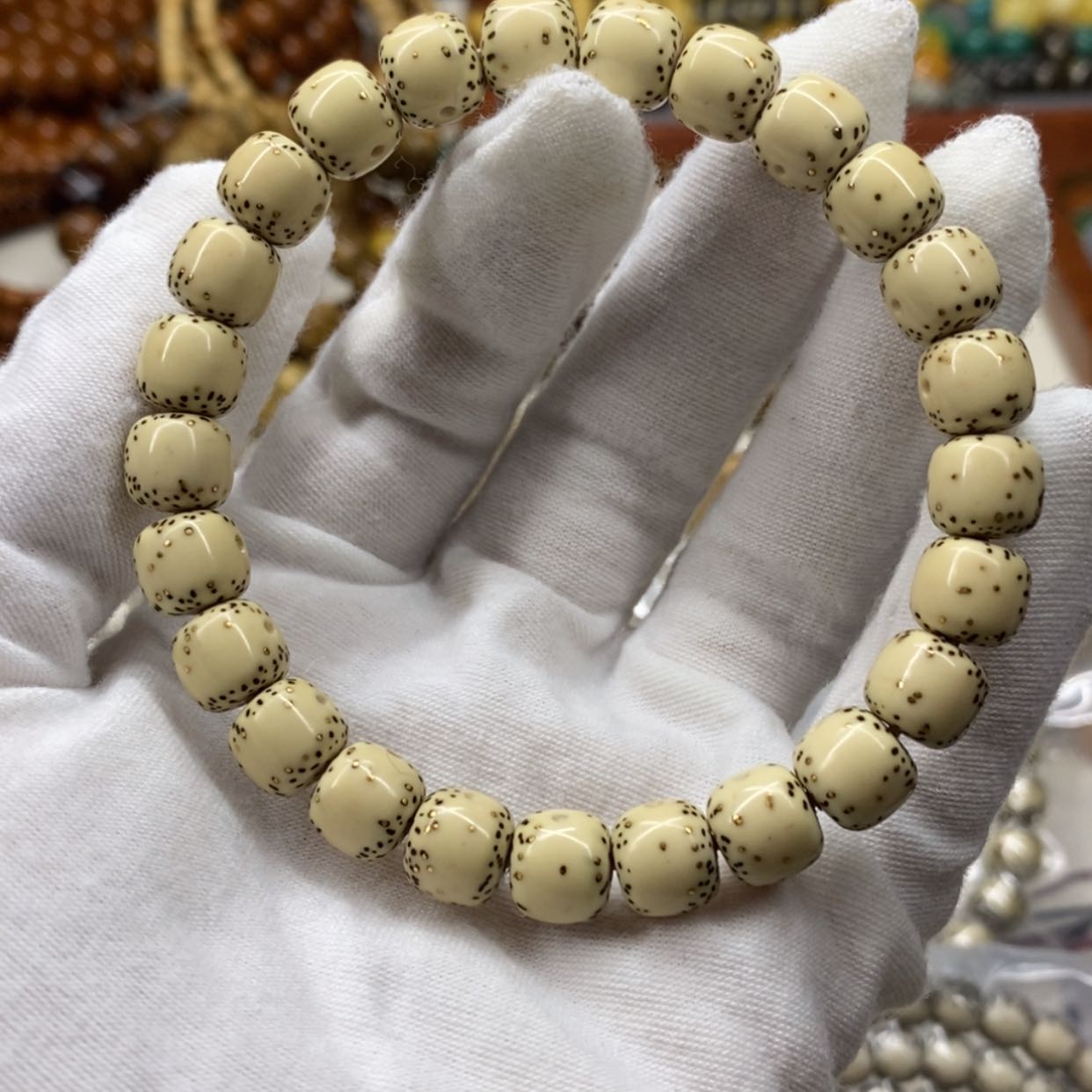 【闪购商品】星月菩提手串原脂白通体