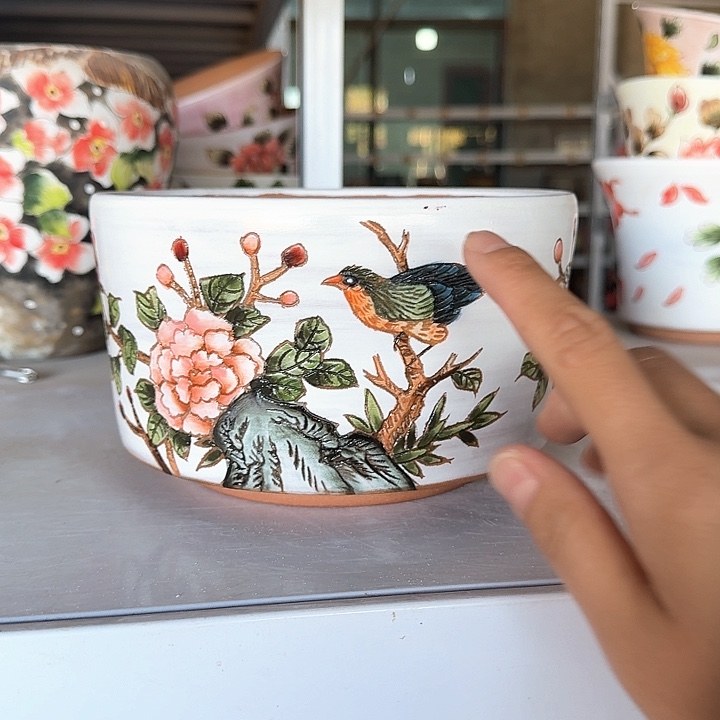 紫砂花盆默认瑕疵价