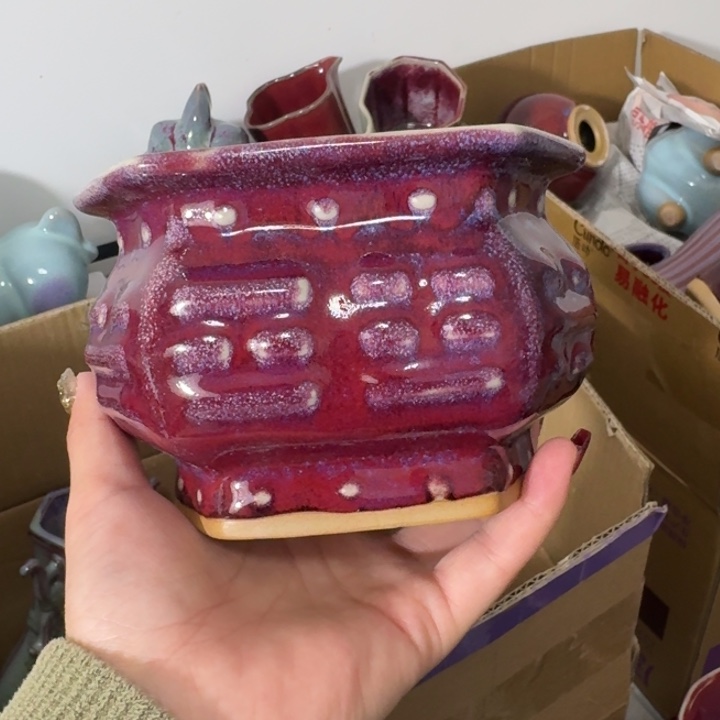 陶摆件郑家钧窑摆件