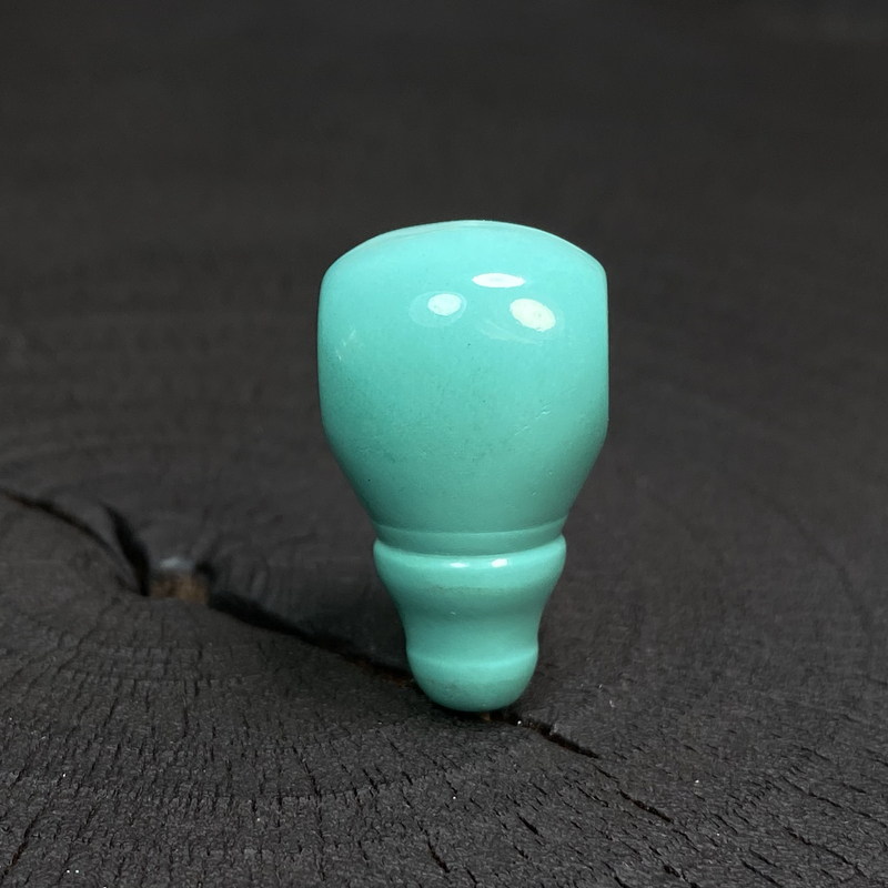 B1200文玩配饰一体三通天空蓝精工走色料蒙松配珠星月菩提