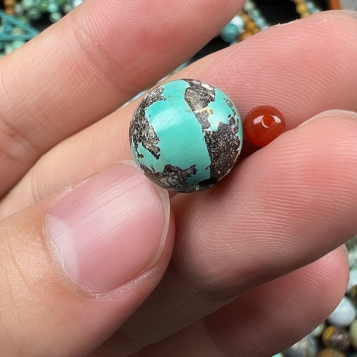 南红玛瑙未镶嵌配饰卡12.3微瑕