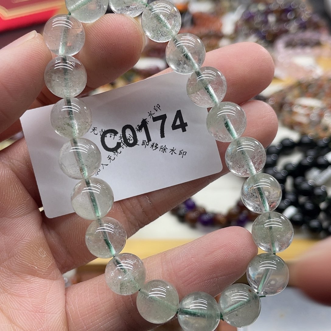 水晶未镶嵌手链天然