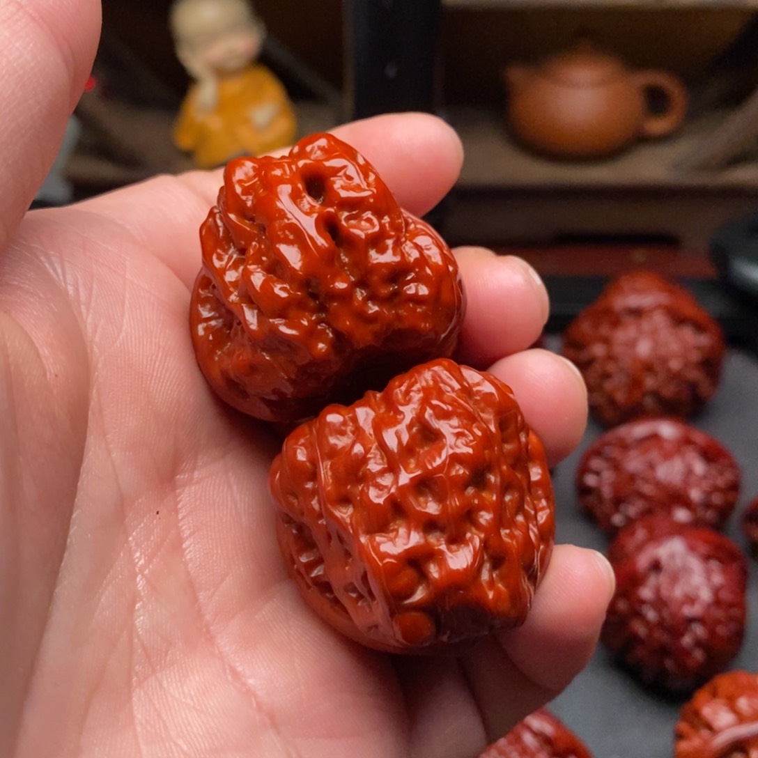 吊坠文玩核桃34蛤蟆头