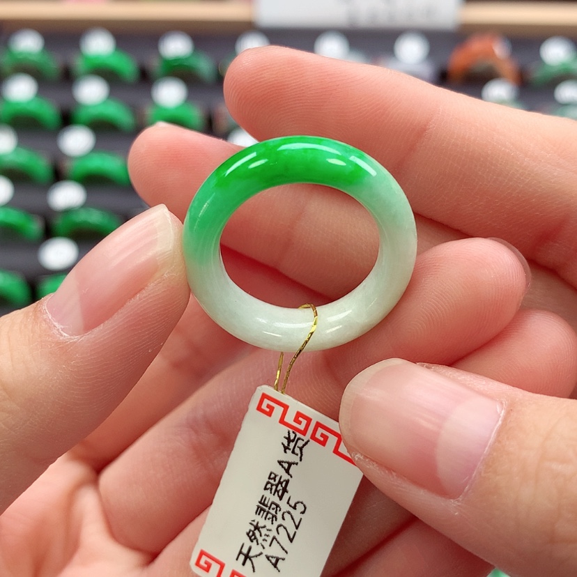 【闪购商品】未镶嵌戒指翡翠14/15有包容