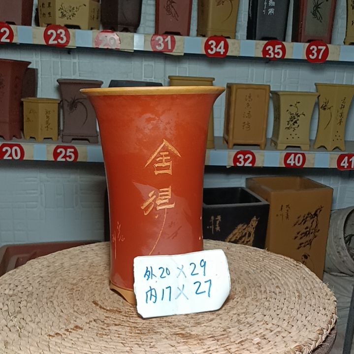 多肉花盆＃紫砂花盆＃宜兴阳台花盆＃