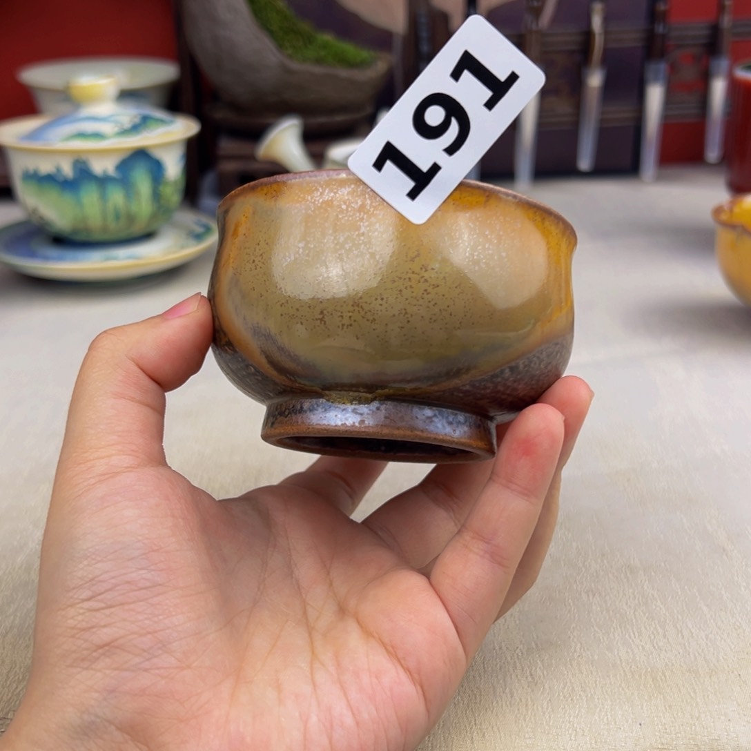 杯纯手工柴烧主人杯