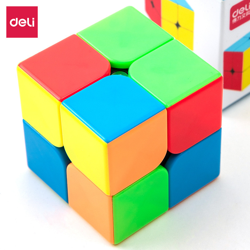 得力 74523魔方初学者套装三阶四阶玩具套装