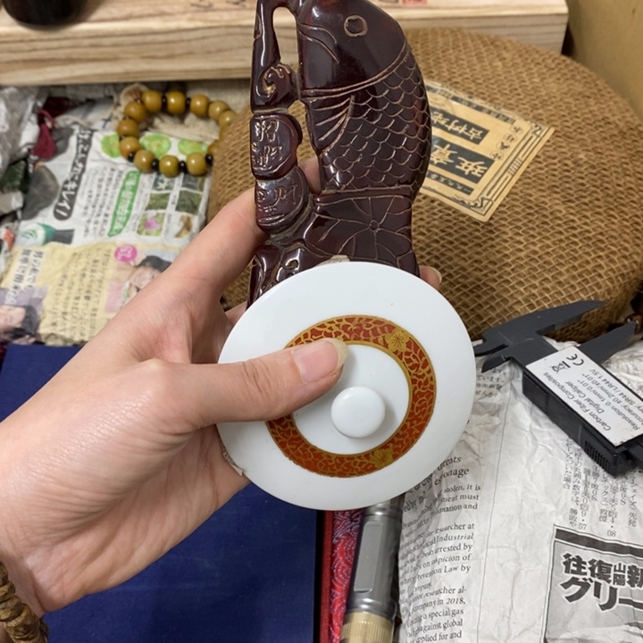 瓷片哈中古工艺品树脂