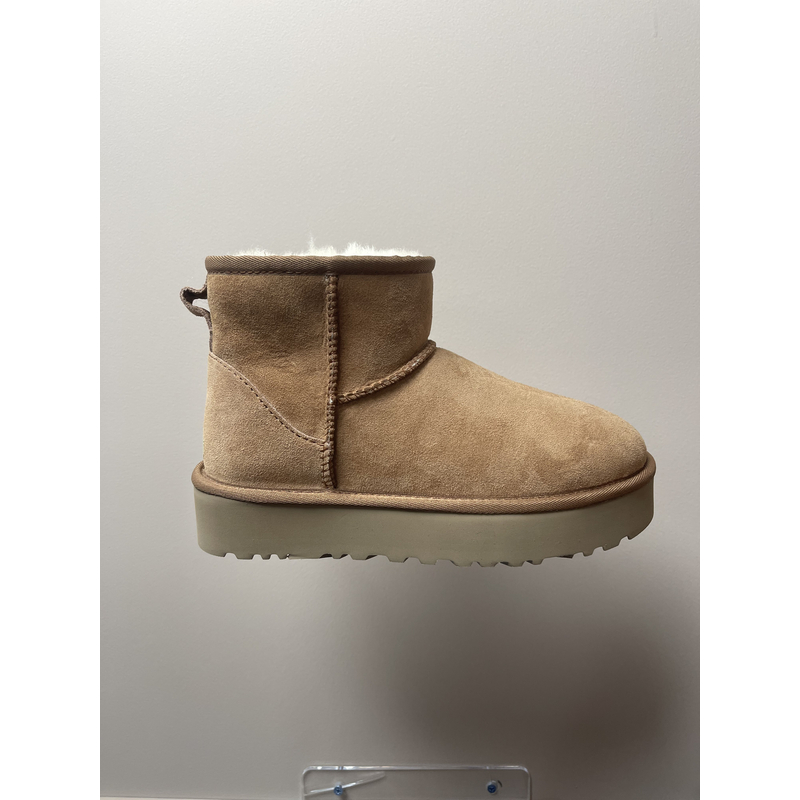 【5854厚底4-5公分】经典5854纯净版低筒羊皮毛一体保暖雪地靴