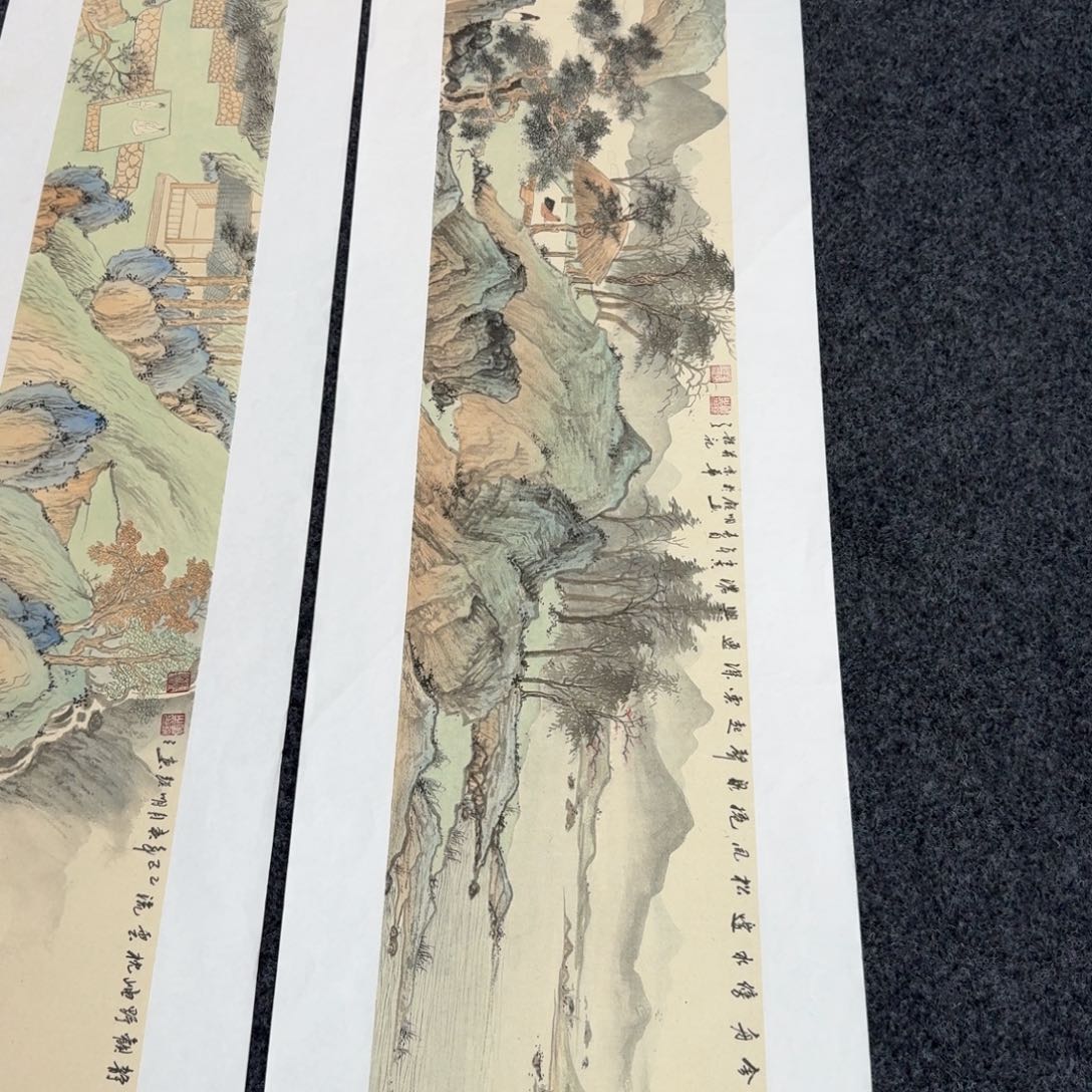 国画国画作品山水花鸟纯手绘