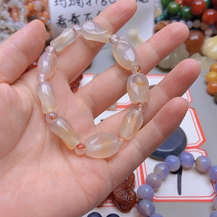 【闪购商品】未镶嵌玛瑙/玉髓珠宝半成品p**** 