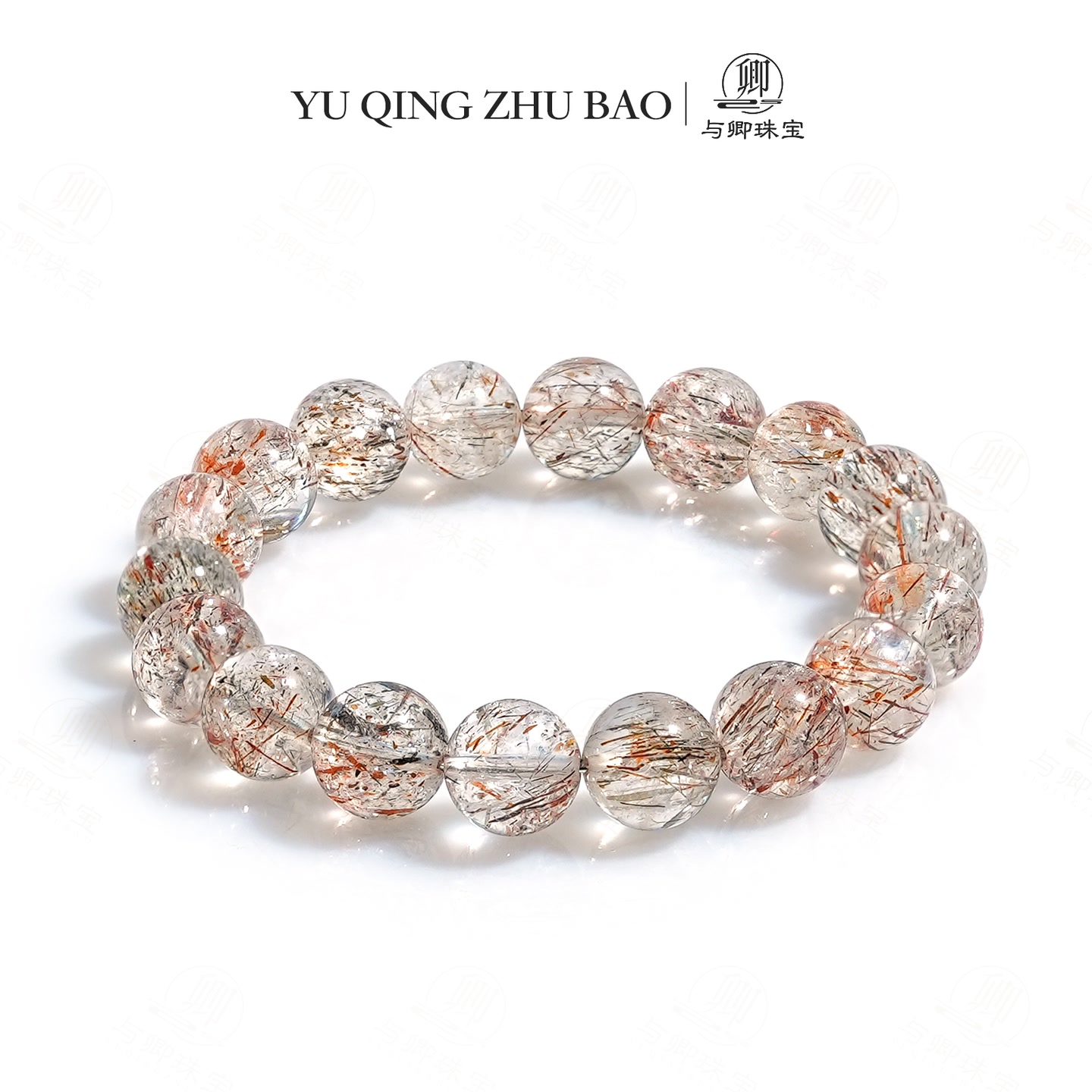 【霜降】与卿珠宝 黑金超七 水晶手串