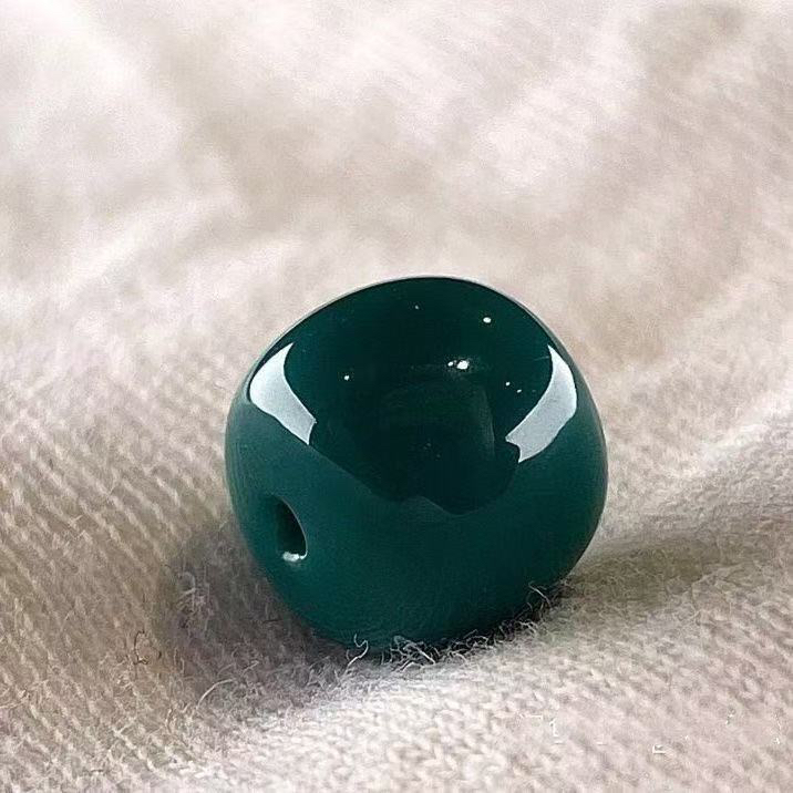 琉璃琉璃手链 高润雪巴琉璃老型珠玉化单珠克万色DIY手串顶珠配饰