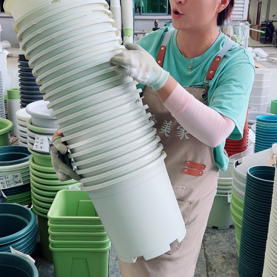 瑕疵5加仑米白色10个无托