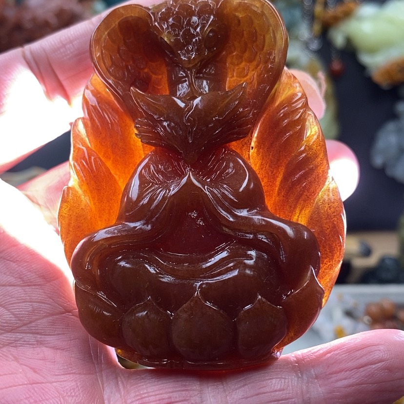 【闪购商品】蛇纹石玉吊坠未镶嵌