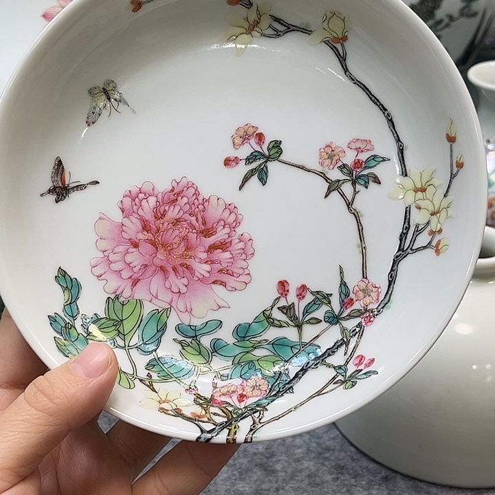 文***哥陶花卉纹花卉纹盘盘