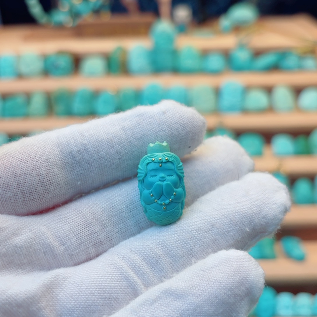 绿松石未镶嵌配饰