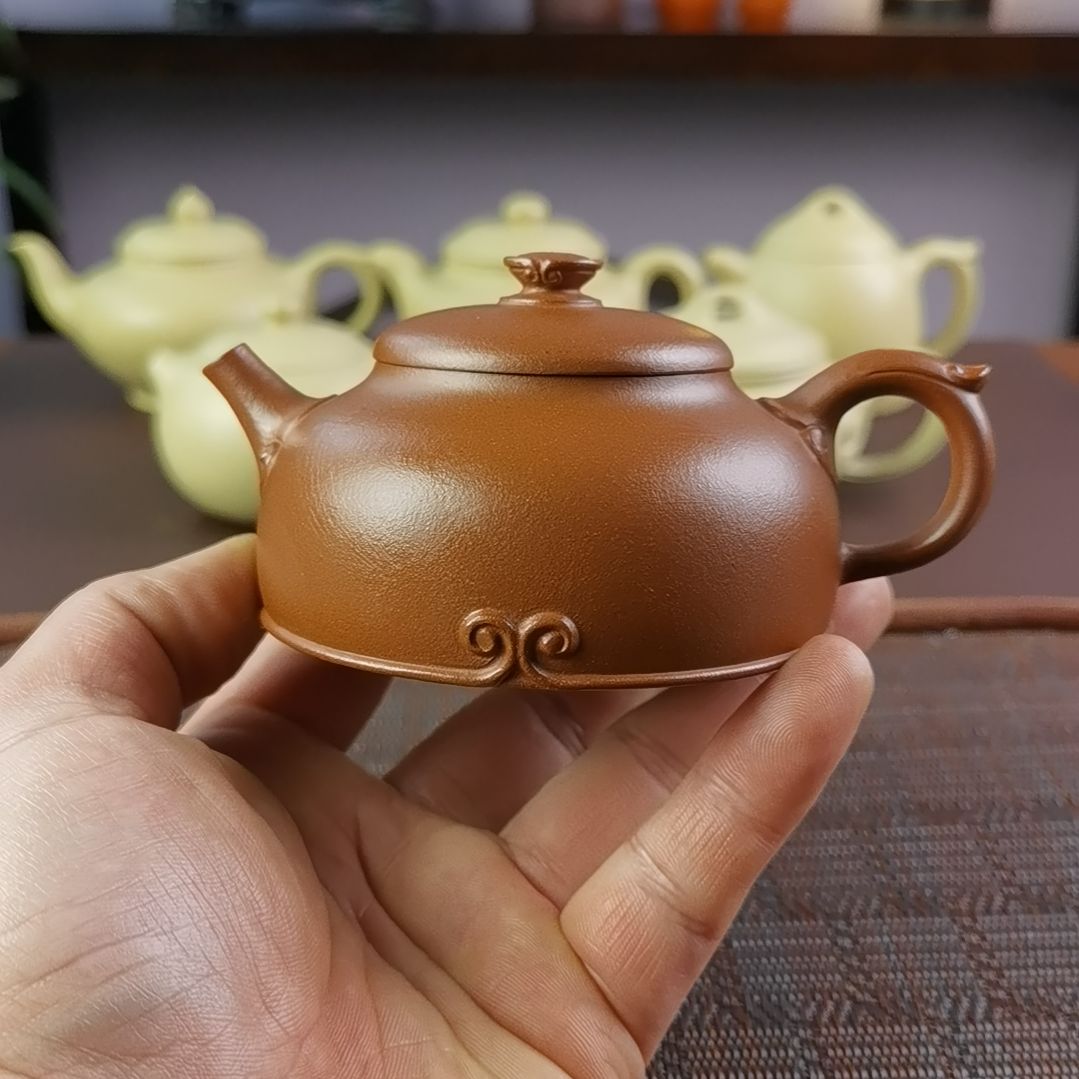 紫砂茶壶沉香泥玉如意160CC