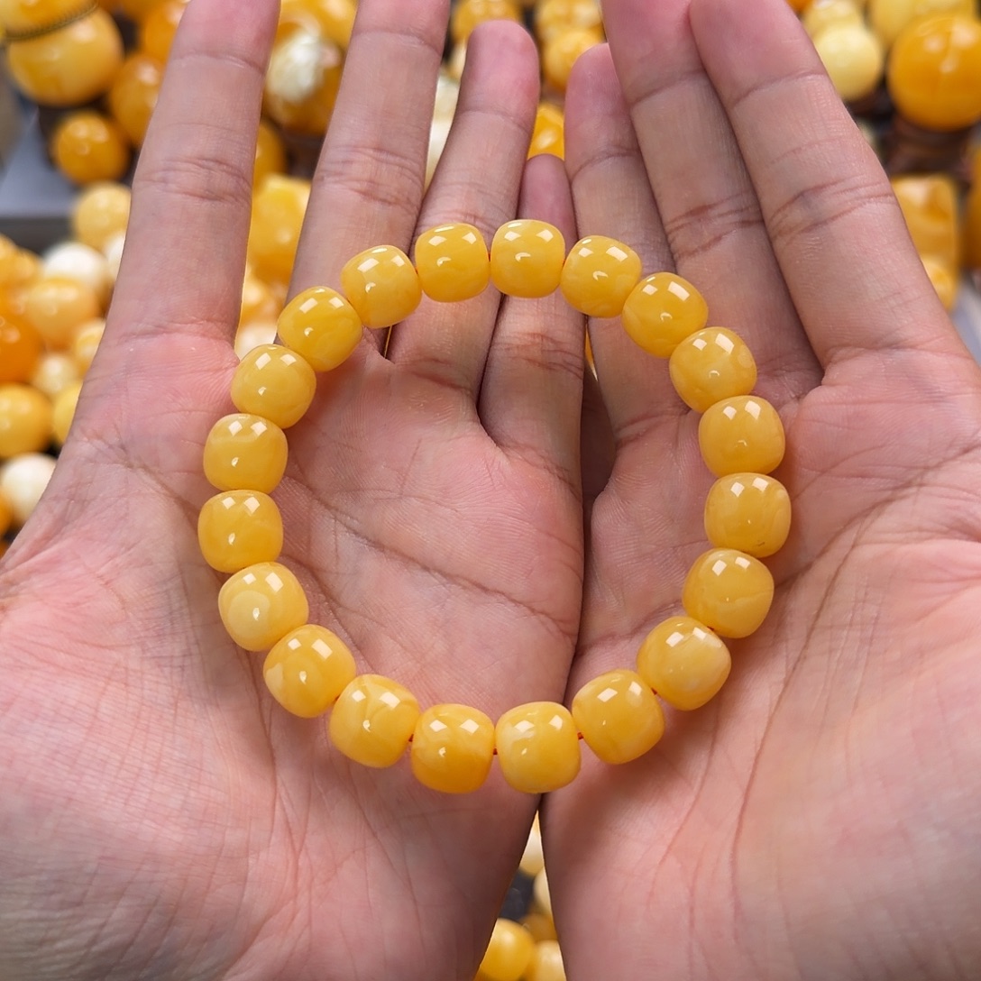 琥珀未镶嵌珠宝奇石12mm同料