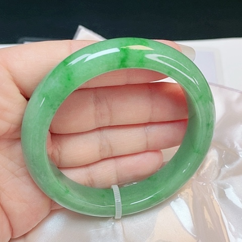 【闪购商品】翡翠手镯未镶嵌正圈57.6