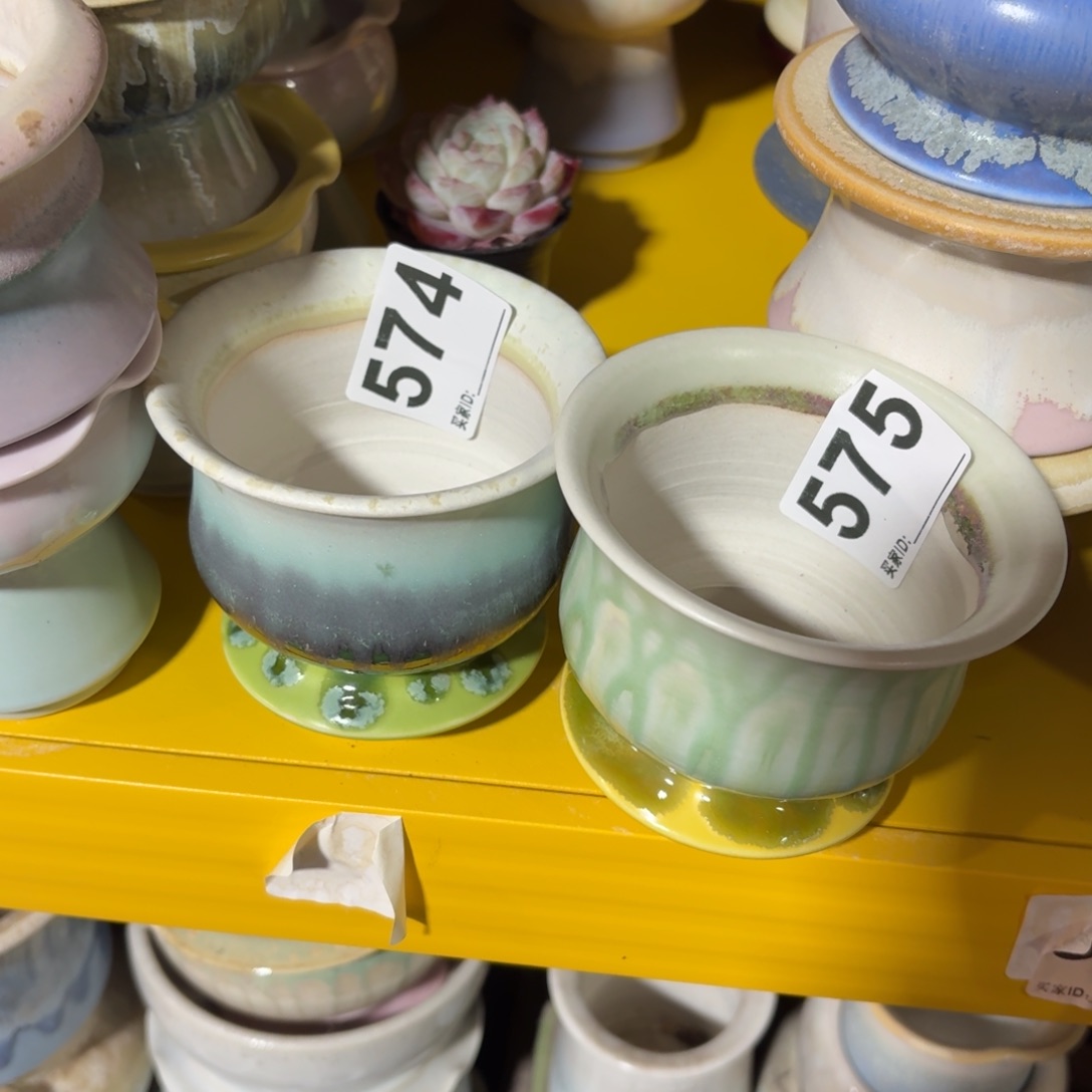 安***安景德镇多肉花盆574+575