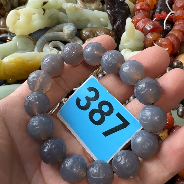 玛瑙/玉髓合金颈饰