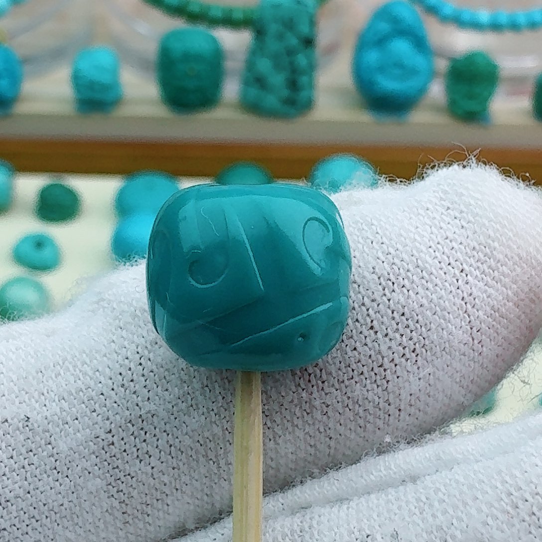 绿松石博古11.7未镶嵌