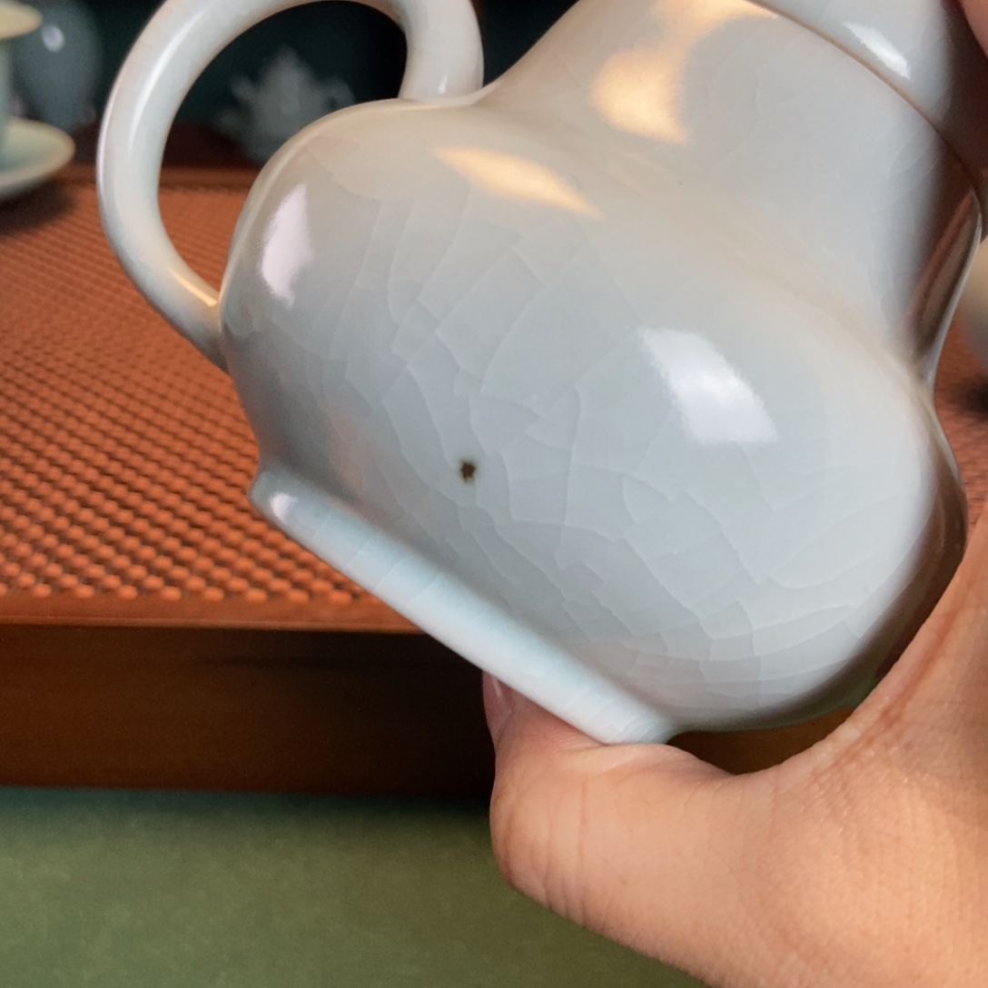 摆件仿古釉瑕疵手工壶福利